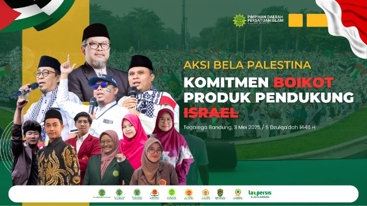 Aksi Bela Palestina, Persatuan Islam Kabupaten Dharmasraya Mengajak Turun Aksi