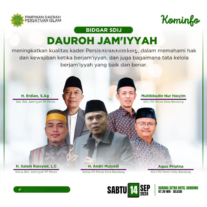 Dauroh Jamiyyah SDIJ PD PERSIS Kabupaten Dharmasraya